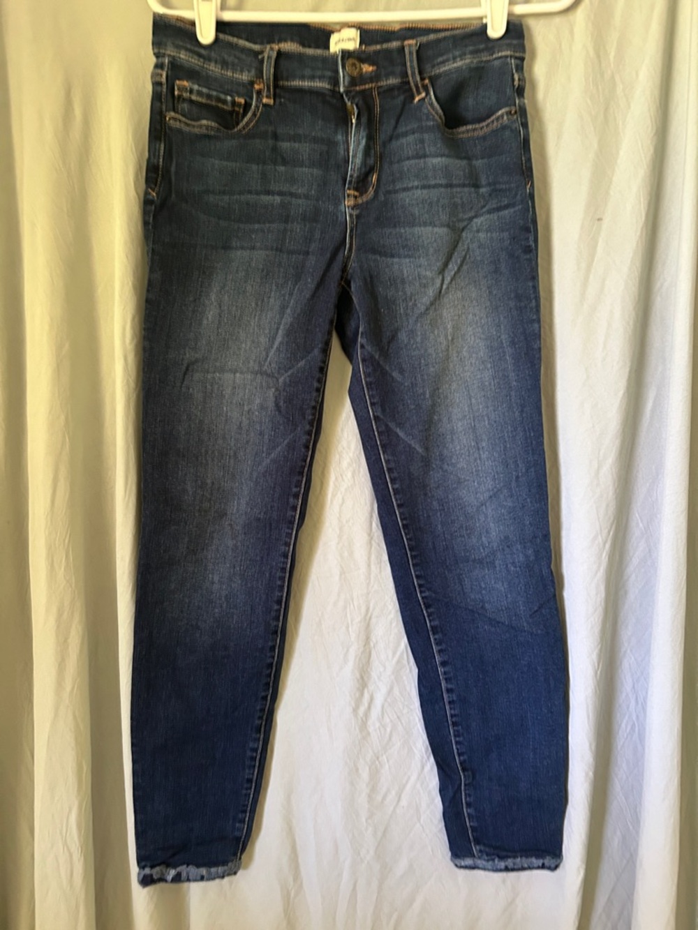 Dark Blue Women's Stretch Jeans - Classic Slim Fit